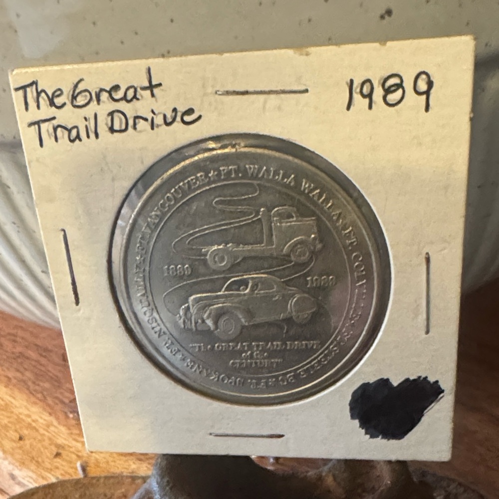 WA State 1989 - 100 years The Great Trail Drive Commemorative Coin